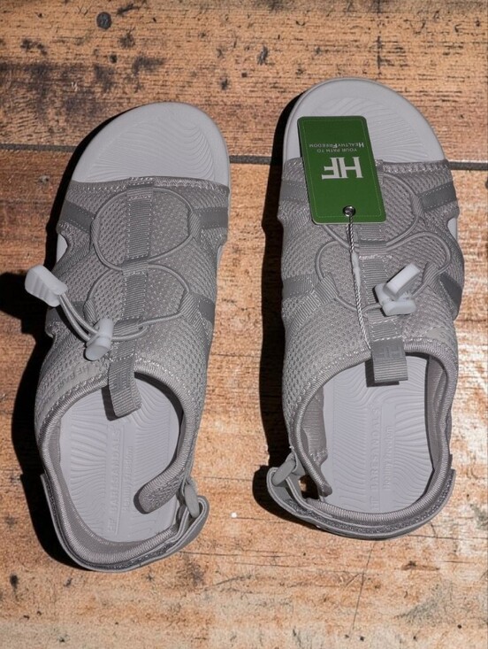 Hike Footwear Shoes - NEW-HF by Healthy FREEDOM Gray Slip-On Sport Sandals #SHW2